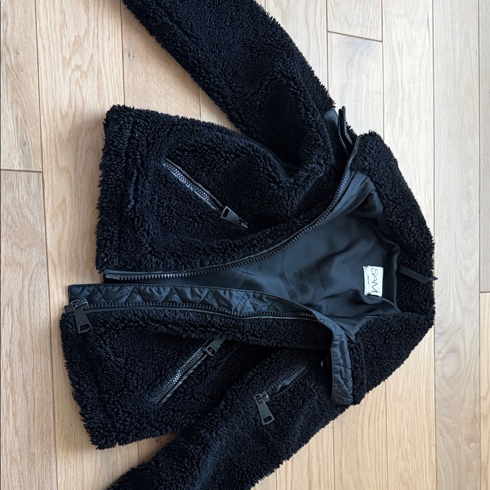SAM. Kids Black Fleece Jacket